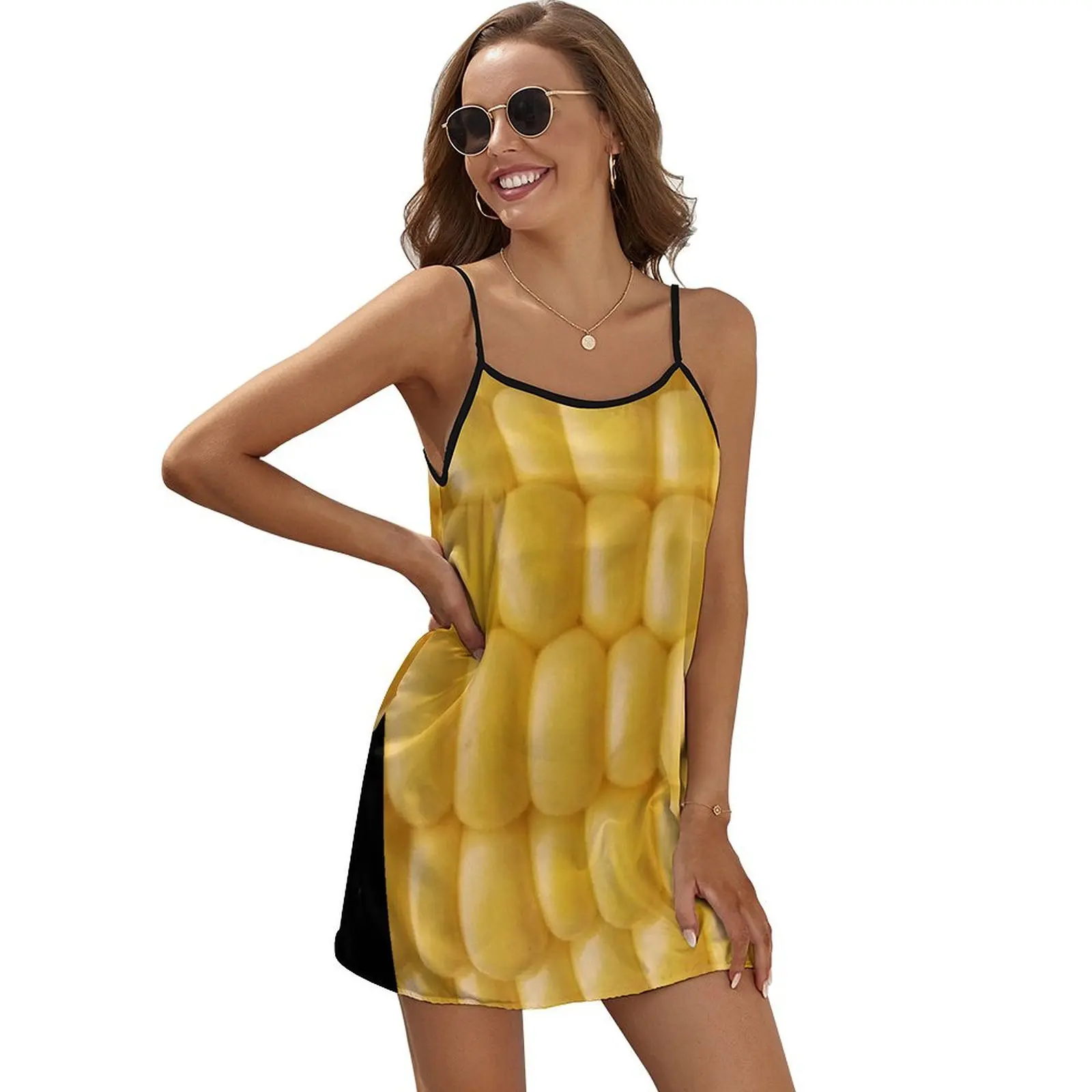 Corn On The Cob Sleeveless Dress summer dresses women dress elegant dresses for women Dress for pregnant women
Corn On The Cob Sleeveless Dress summer dresses women dress elegant dresses for women Dress for pregnant women