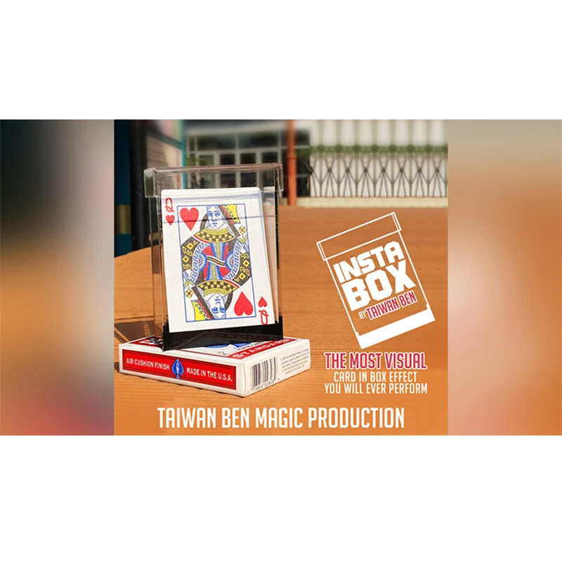 Insta Box By Taiwan Ben Magic Tricks Card in Box Chosen Card Appear in Box Poke Magia Props Close up Street Illusion Gimmicks
Insta Box By Taiwan Ben Magic Tricks Card in Box Chosen Card Appear in Box Poke Magia Props Close up Street Illusion Gimmicks