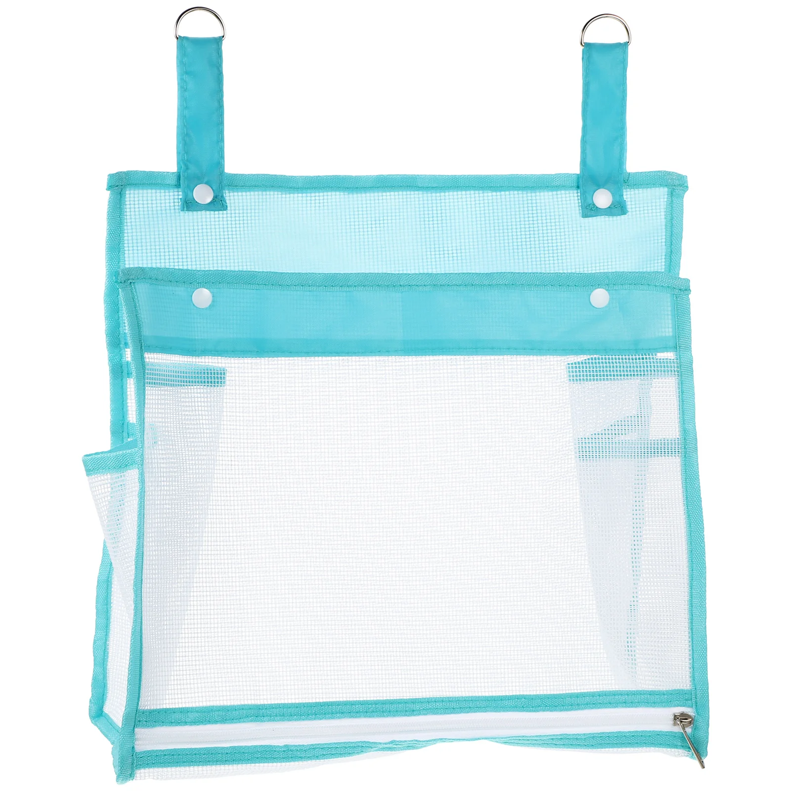 

Zerodeko Bath Toys Storage Bag Zipper Pouch Hook Mesh Organizer Caddy Net Holder Bathtub Kids Toddler Shower White