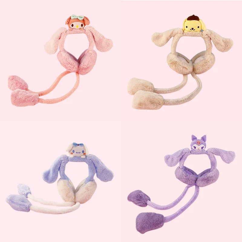 Sanrio Earmuffs Cinnamoroll Earmuffs with Movable Ears Comfortable Warmth Cartoon Kawaii Men and Women Warm with Plush In Winter
Sanrio Earmuffs Cinnamoroll Earmuffs with Movable Ears Comfortable Warmth Cartoon Kawaii Men and Women Warm with Plush In Winter
