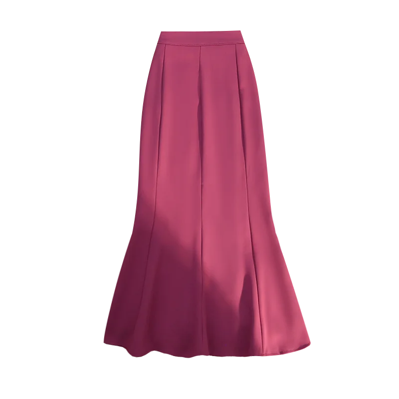 High Waist A-line Women's Fishtail Skirt Summer Chic Fashion Commuter Style Solid Color Female Slim Fit Mid Length Mermaid Skirt
High Waist A-line Women's Fishtail Skirt Summer Chic Fashion Commuter Style Solid Color Female Slim Fit Mid Length Mermaid Skirt