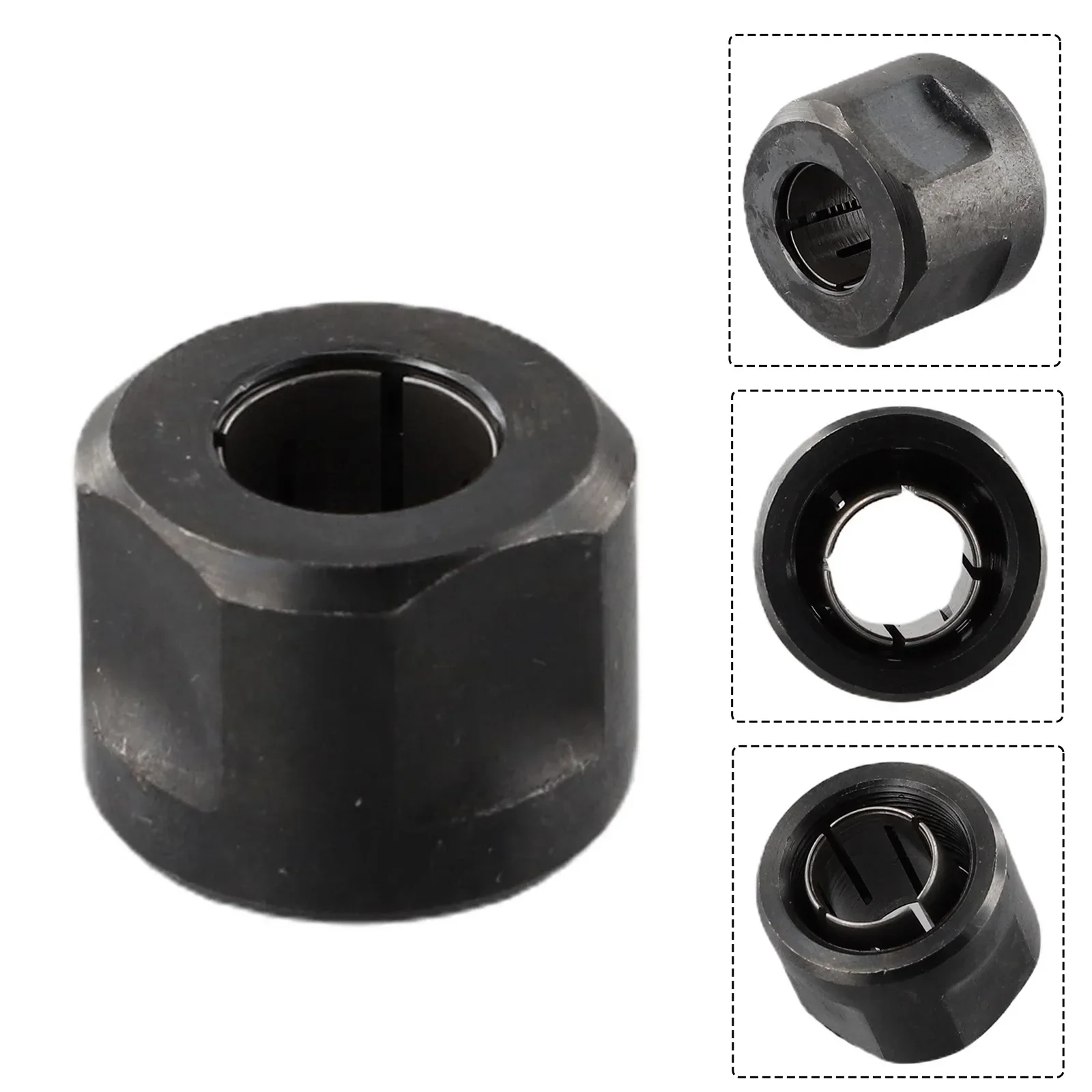 Nut Plunge Router Collet Nut 21*27mm Black Engraving Trimming Machine Female Thread 19.5mm For 3612 High Quality
Nut Plunge Router Collet Nut 21*27mm Black Engraving Trimming Machine Female Thread 19.5mm For 3612 High Quality