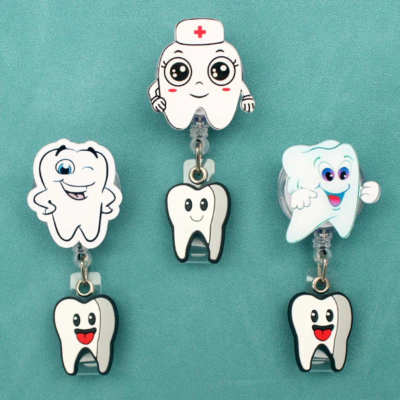 Cute Teeth Your Dentist Gift Style Badge Reel Nurse Workers Enfermera ID Holder Girl Boy Retractable Name Card Holder Accessory
Cute Teeth Your Dentist Gift Style Badge Reel Nurse Workers Enfermera ID Holder Girl Boy Retractable Name Card Holder Accessory