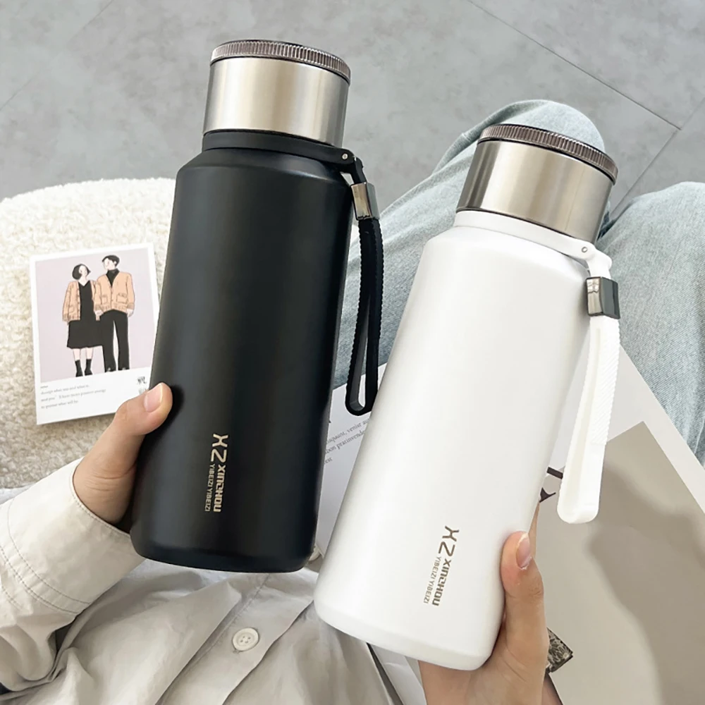 1000ML Thermos Water Bottle Tea Filter Vacuum Cup With Lid 316 Stainless Steel Inner Large Capacity Portable For Students
1000ML Thermos Water Bottle Tea Filter Vacuum Cup With Lid 316 Stainless Steel Inner Large Capacity Portable For Students