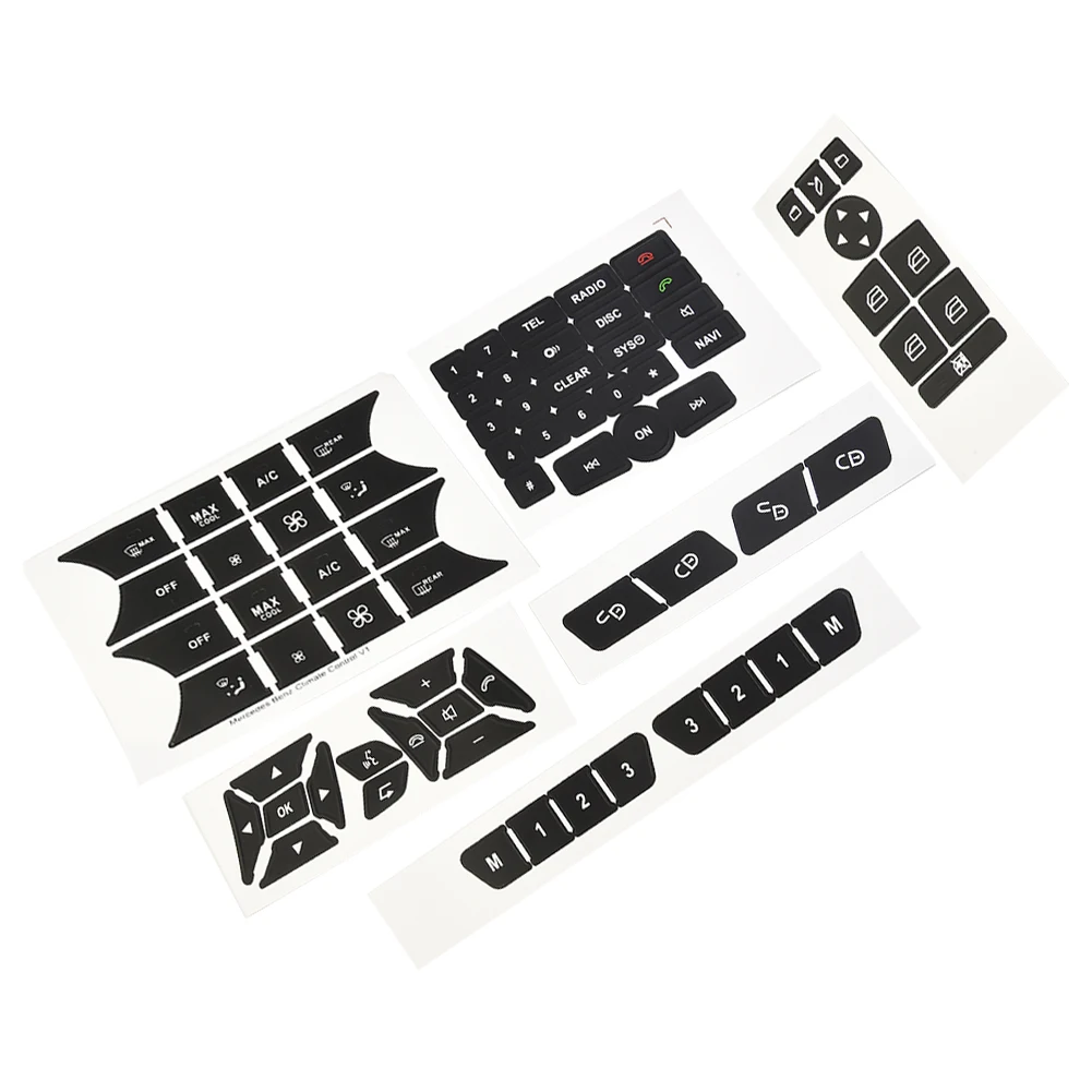 Stickers Button Stickers Teering Wheel Climate Control A/C Decor Radio Repair Button Steering Windo W 1 Set A/C
Stickers Button Stickers Teering Wheel Climate Control A/C Decor Radio Repair Button Steering Windo W 1 Set A/C