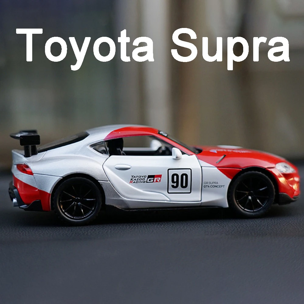 1/32 Toyota GR Supra Pandem Track Version Alloy Diecasts Toy Car Models With Light 4 Doors Opend Collectable Gifts For Children
1/32 Toyota GR Supra Pandem Track Version Alloy Diecasts Toy Car Models With Light 4 Doors Opend Collectable Gifts For Children