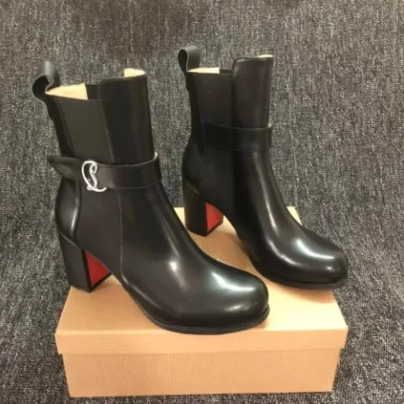 High Heels Genuine Leather Fashion Boots Women Round Toe Ladies Dress Shoes Elegant Sexy Winter Female 2024 Chelsea Boots Women
High Heels Genuine Leather Fashion Boots Women Round Toe Ladies Dress Shoes Elegant Sexy Winter Female 2024 Chelsea Boots Women