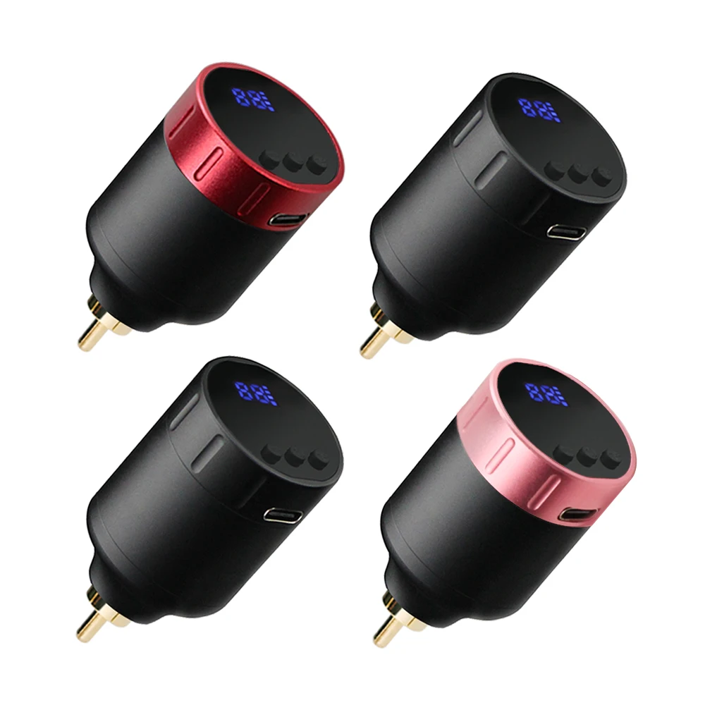 Wireless Tattoo Battery Mini Power Supply LED Digital Display 1300mAh For Tattoo Machine Pen USB Charging RCA Jack Tattoo Supply
Wireless Tattoo Battery Mini Power Supply LED Digital Display 1300mAh For Tattoo Machine Pen USB Charging RCA Jack Tattoo Supply