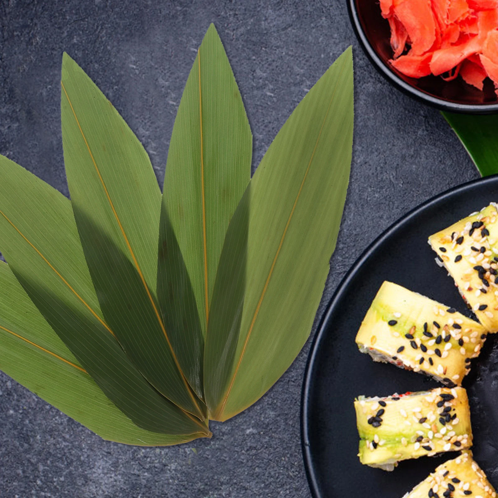 Japanese Green Leaf Sushi Sashimi Leaves Sushi Grass Sushi Dish Cuisine Plate Tray Decoration Tools
Japanese Green Leaf Sushi Sashimi Leaves Sushi Grass Sushi Dish Cuisine Plate Tray Decoration Tools
