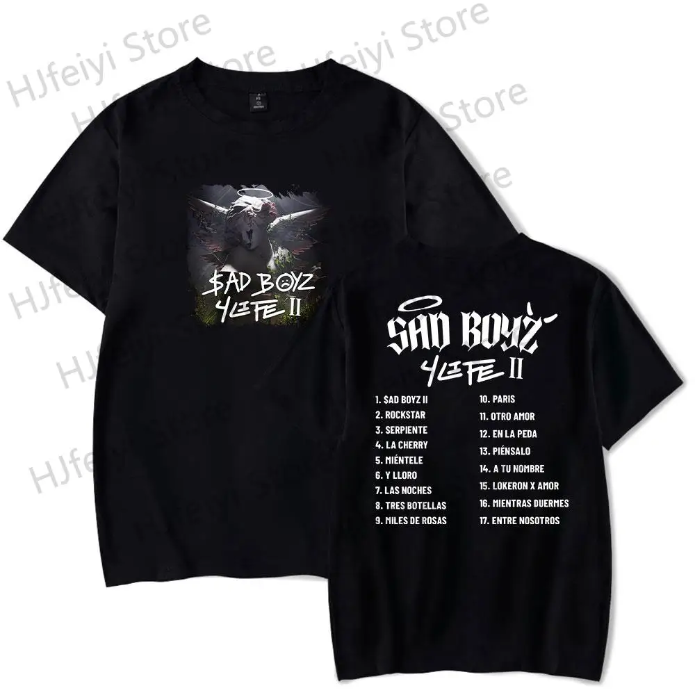 Футболка Junior H Merch Sad Boyz 4L с альбомом Merch унисекс для женщин/мужчин Летняя Повседневная футболка с круглым вырезом и коротким рукавом модный топ
Футболка Junior H Merch Sad Boyz 4L с альбомом Merch унисекс для женщин/мужчин Летняя Повседневная футболка с круглым вырезом и коротким рукавом модный топ