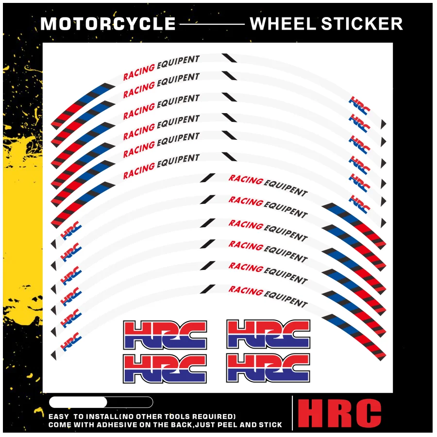 17 inch Motorcycle Reflective Wheel Rim Stripe Tape Decals Stickers For REPSOL HRC CBR 250 400 CBR600RR CBR650R CBR1000RR
17 inch Motorcycle Reflective Wheel Rim Stripe Tape Decals Stickers For REPSOL HRC CBR 250 400 CBR600RR CBR650R CBR1000RR