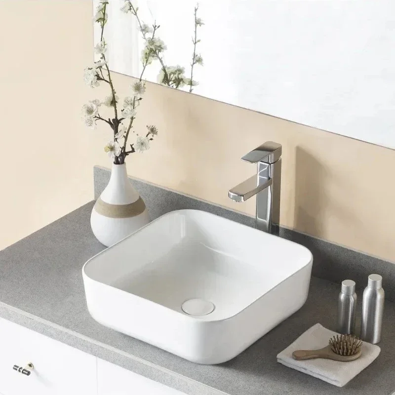 Керамические квадратные раковины для ванной комнаты DeerValleyBath, раковина для раковины белого цвета с креплением сверху
Керамические квадратные раковины для ванной комнаты DeerValleyBath, раковина для раковины белого цвета с креплением сверху