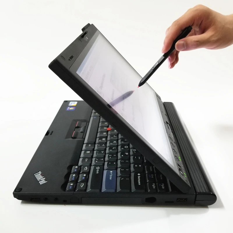 

2023 Hot ! for Lenovo Thinkpad X201t i7 8g Laptop Computer with SSD/HDD Wifi Touch Screen Work for Alldata Software Mb Star C4
