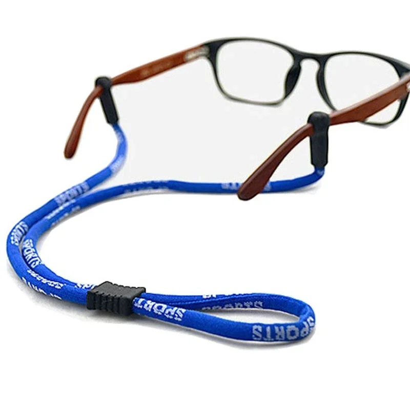 

2024 New Glasses Strap Eyeglasses Rope Neck Cord Nylon Sunglasses Lanyard Holder Adjustable Sturdy Sport Glasses Accessories