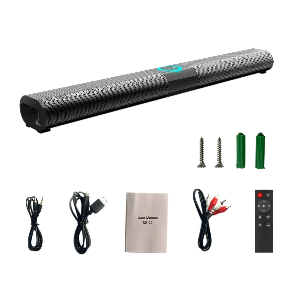RGB Sound Bar,Soundbar for TV with Subwoofer,Wired & Wireless Bluetooth 5.0 Speaker,Wall Mountable Surround Sound System
RGB Sound Bar,Soundbar for TV with Subwoofer,Wired & Wireless Bluetooth 5.0 Speaker,Wall Mountable Surround Sound System