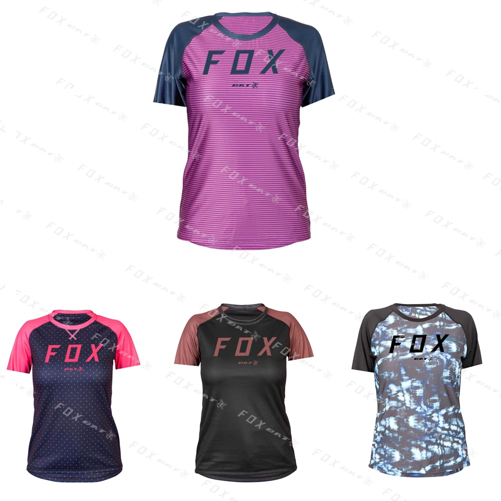 Women's Downhill Riding Jersey MTB Cycling Short Sleeve T Shirt MTB Bat Fox Motocross Quick Dry Jersey Motorcycle Sportswear
Women's Downhill Riding Jersey MTB Cycling Short Sleeve T Shirt MTB Bat Fox Motocross Quick Dry Jersey Motorcycle Sportswear