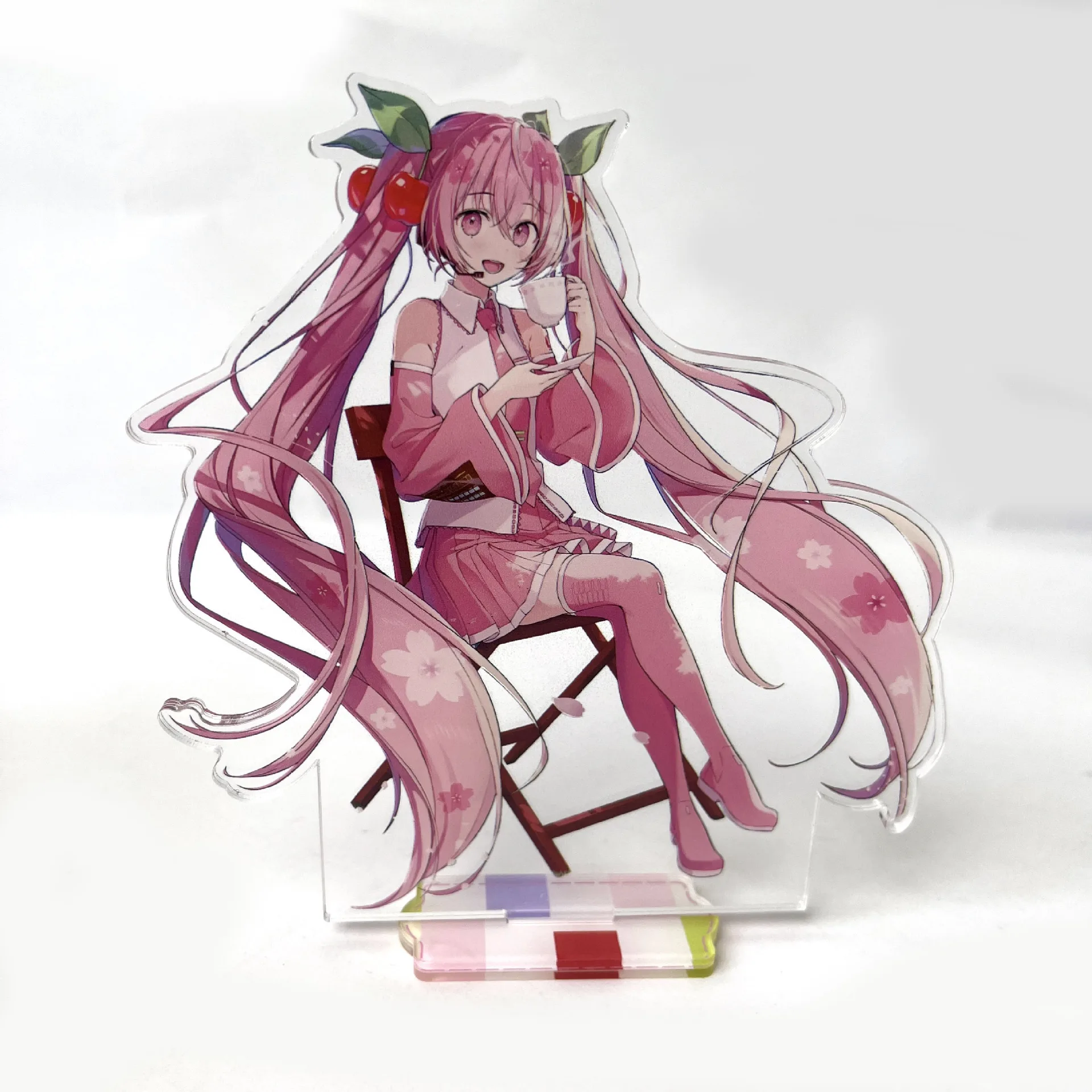 15CM New Anime Hatsune Miku Sakura kawaii lovely Figure Acrylic Sign Ornaments Standing Plates model Toys Dolls Kids Gifts
15CM New Anime Hatsune Miku Sakura kawaii lovely Figure Acrylic Sign Ornaments Standing Plates model Toys Dolls Kids Gifts