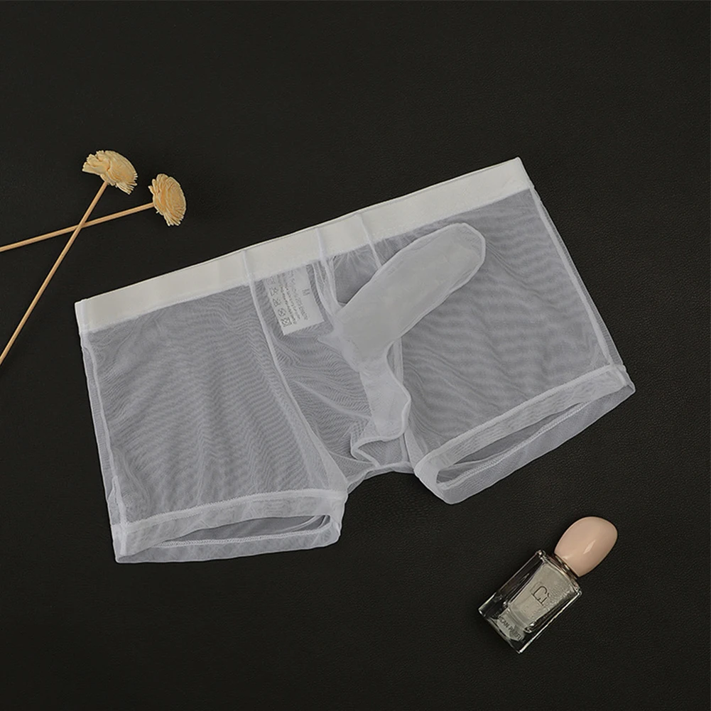 Boxer Briefs Mens Underwear Thong Transparent Ultra-Thin Underwear Briefs Low Rise Mesh Panties Seamless Brand New
Boxer Briefs Mens Underwear Thong Transparent Ultra-Thin Underwear Briefs Low Rise Mesh Panties Seamless Brand New