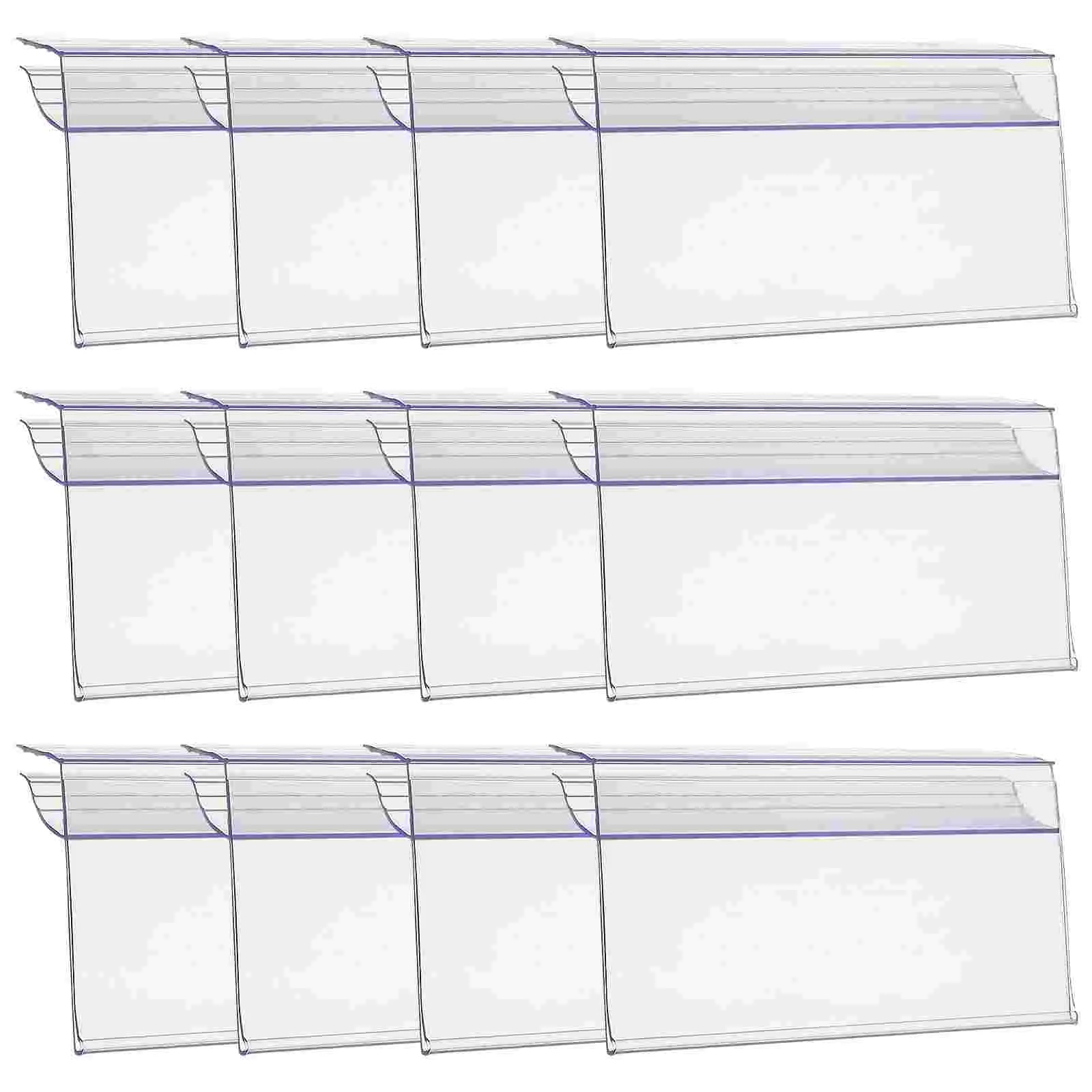 30pcs Transparent Price Tag Holder Supermarket Basket Tags Merchandise Price Display Holders
30pcs Transparent Price Tag Holder Supermarket Basket Tags Merchandise Price Display Holders