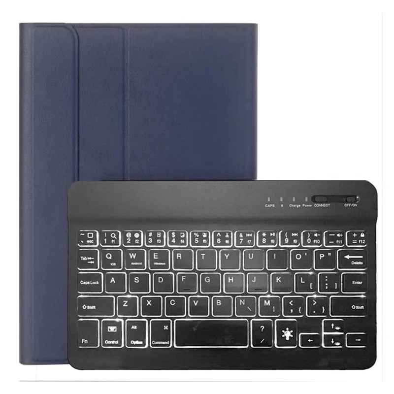 Чехол для планшета с подсветкой Bluetooth клавиатуры ПУ Чехол подходит для Tab Galaxy A7 Lite 8,7 дюймов
Чехол для планшета с подсветкой Bluetooth клавиатуры ПУ Чехол подходит для Tab Galaxy A7 Lite 8,7 дюймов