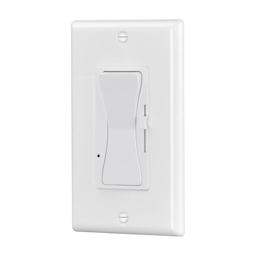 Panel Switch Dimmer Light Switch White -10°C To +40°C 125V 150W 15A Embedded For LED Rocker Switch Single Pole
Panel Switch Dimmer Light Switch White -10°C To +40°C 125V 150W 15A Embedded For LED Rocker Switch Single Pole