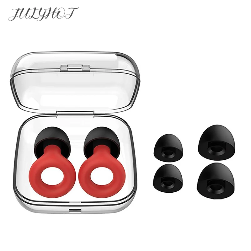 

Silicone Earplugs For Swimming Sleep Noise Reduction-Soundproof, Cancel Noise Reduce Disturbances -Quality Earplug Supplies