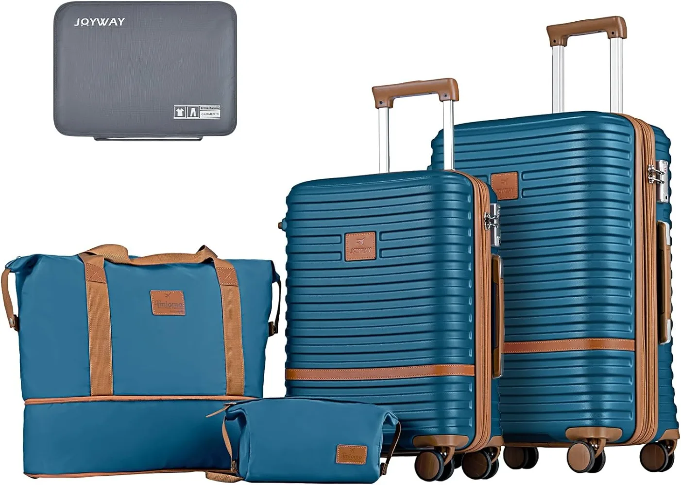 

Joyway Carry on 20Inch &24 In Checked Luggage Set, 2-Piece Expandable Suitecase Set with Spinner Wheel, Hard Shell Suitcase