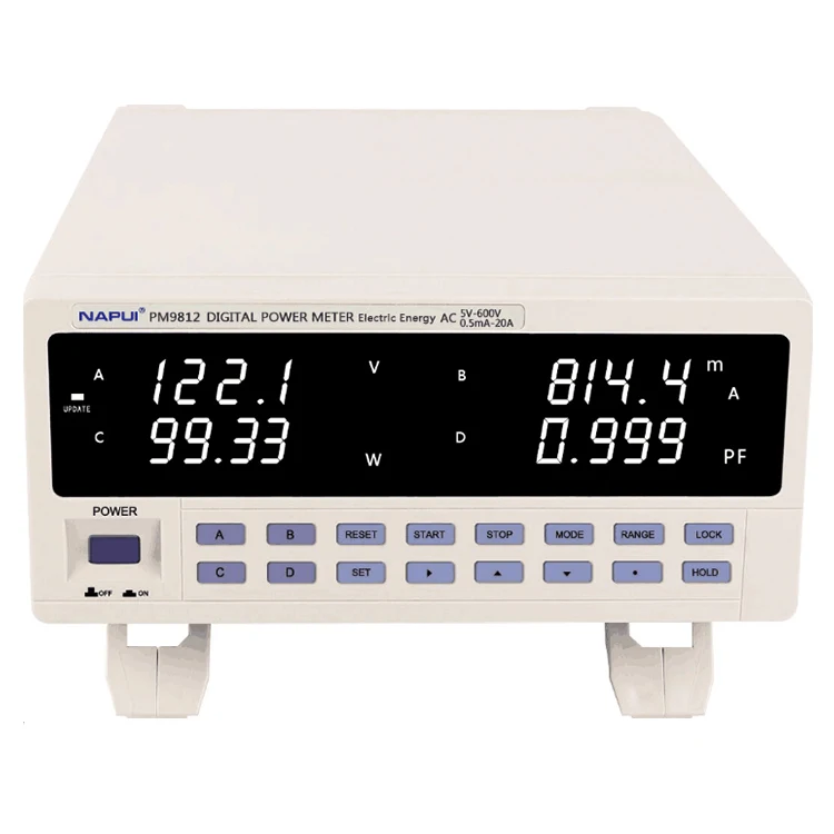 PM9812 Electric Meter Instrument Current Voltage PF Monitor Calibrator Power Meter
PM9812 Electric Meter Instrument Current Voltage PF Monitor Calibrator Power Meter