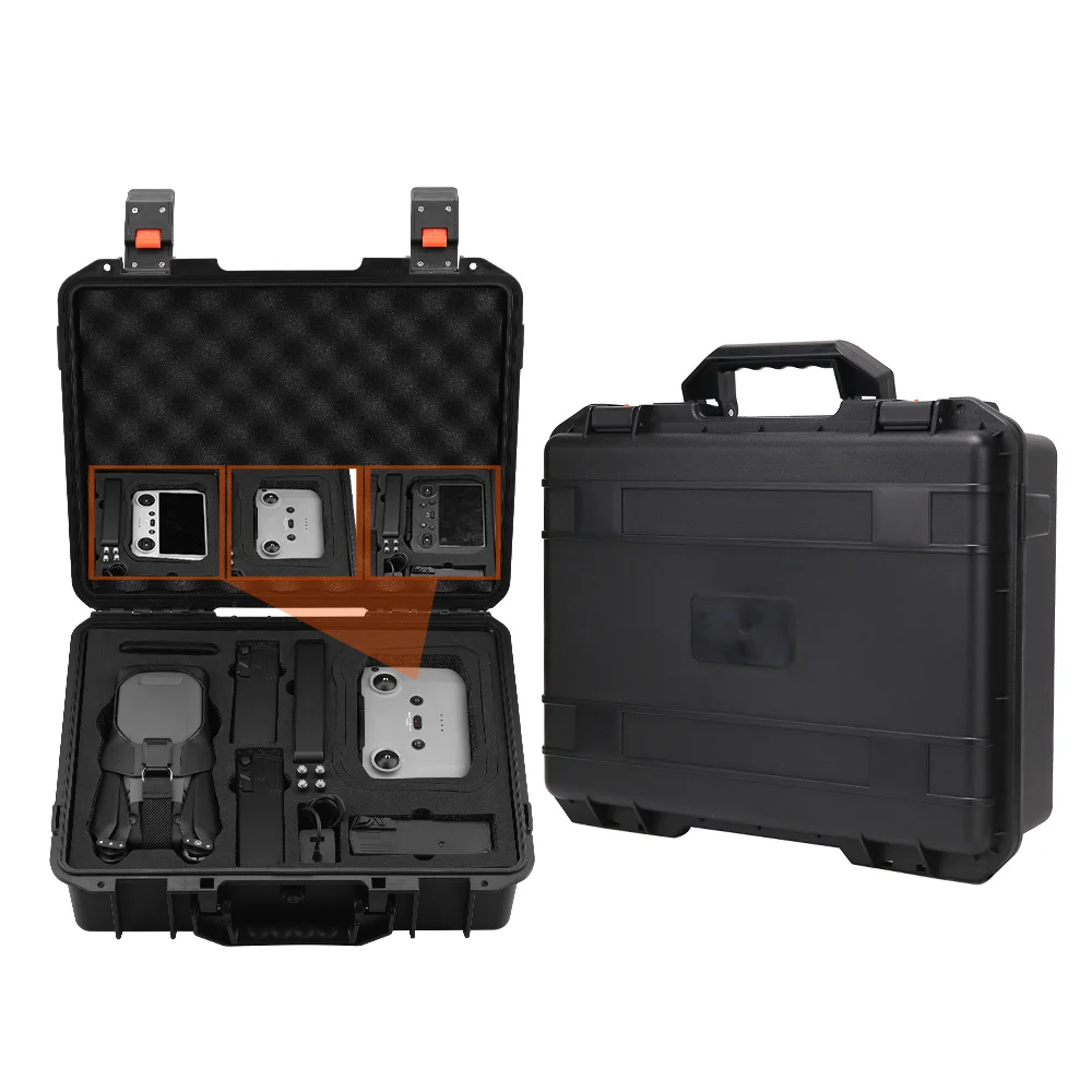 Коробки для дрона DJI Mavic 3, Классическая Взрывозащищенная Противоударная сумка для хранения, водонепроницаемая сумка с ручкой для переноски RC/N1/Pro пульт дистанционного управления 
Коробки для дрона DJI Mavic 3, Классическая Взрывозащищенная Противоударная сумка для хранения, водонепроницаемая сумка с ручкой для переноски RC/N1/Pro пульт дистанционного управления