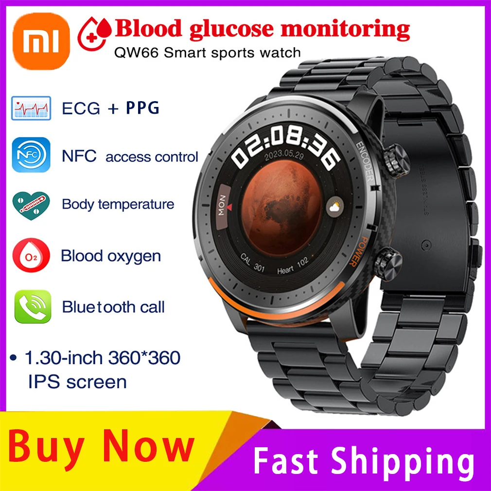 Xiaomi ECG+PPG Non-invasive Smart Watch Men Women Bluetooth Call BLood Glucose NFC Watch Sport Trackering Waterproof Smart Watch
Xiaomi ECG+PPG Non-invasive Smart Watch Men Women Bluetooth Call BLood Glucose NFC Watch Sport Trackering Waterproof Smart Watch