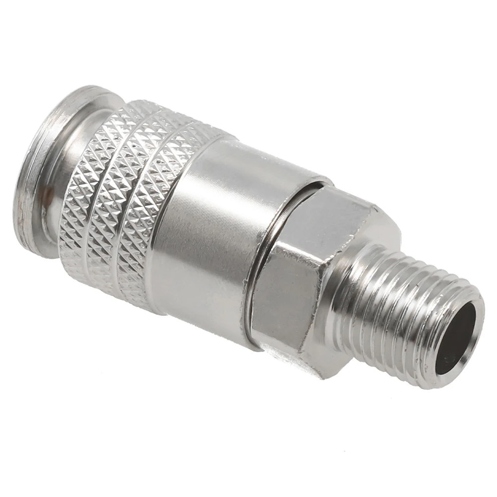 G1/4 Male Thread Pneumatic Fitting EU Standard Type Quick Coupling Connector Coupler For Air Compressor Power Tool Accessories
G1/4 Male Thread Pneumatic Fitting EU Standard Type Quick Coupling Connector Coupler For Air Compressor Power Tool Accessories