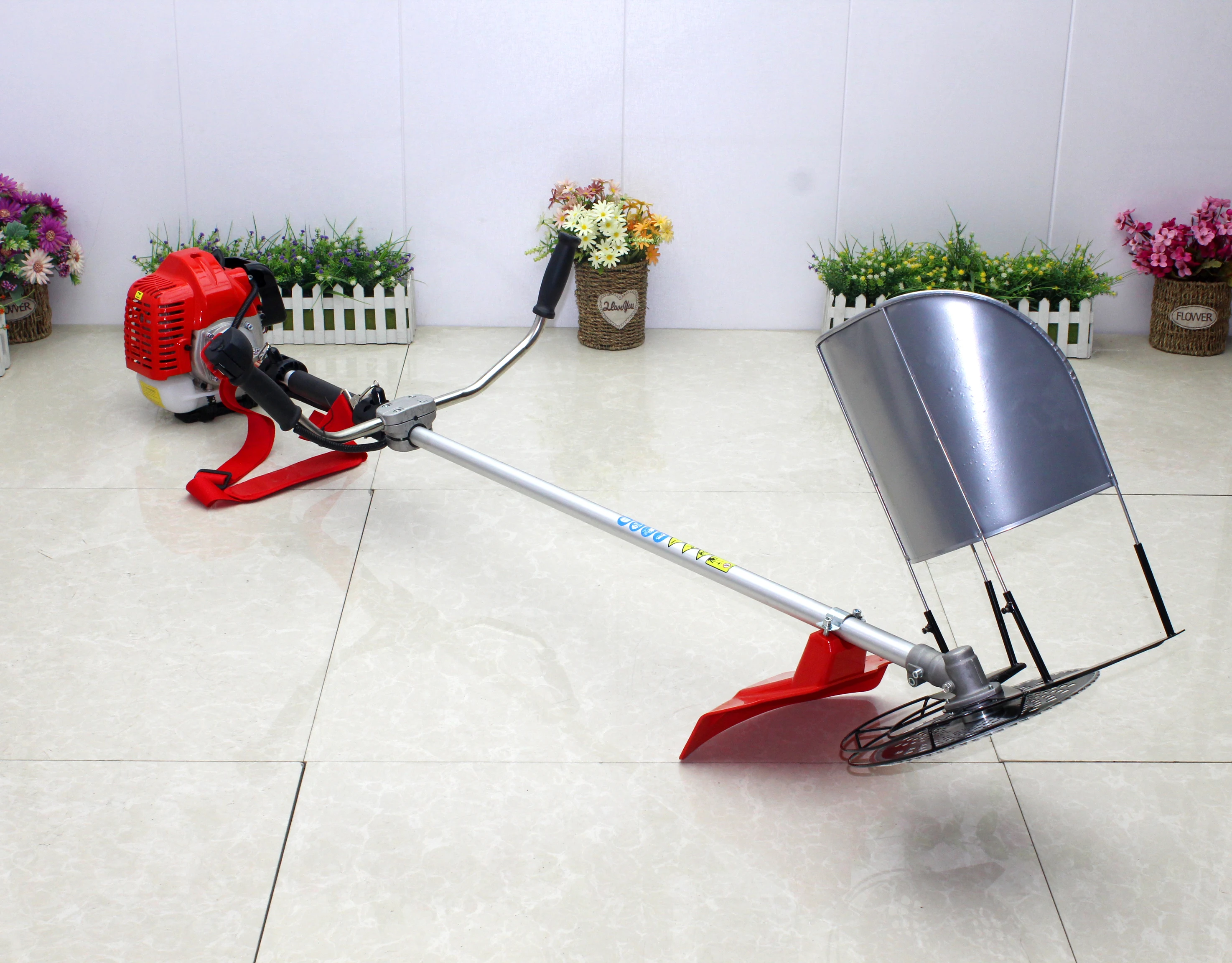 

52CC CG520 Side Mounted Brush Cutter Two Stroke Gasoline Weeding Machine Weeder Lawn Mower 6500 R/MIN