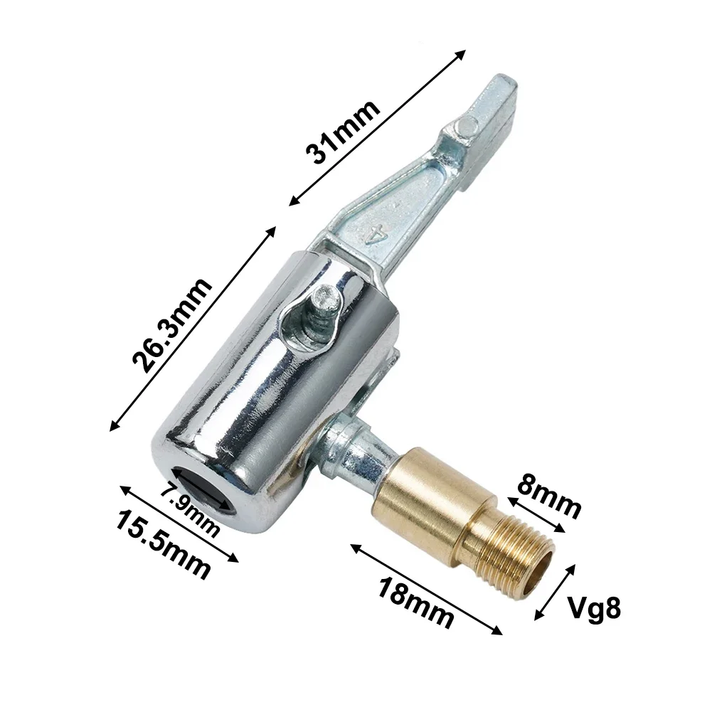 Car Locking Air Tire Chuck (Do Not Bleed) Excellent Tight Seal Lock-on Tire Chuck, Make Sure No Annoying Leaking Car Air Pump
Car Locking Air Tire Chuck (Do Not Bleed) Excellent Tight Seal Lock-on Tire Chuck, Make Sure No Annoying Leaking Car Air Pump