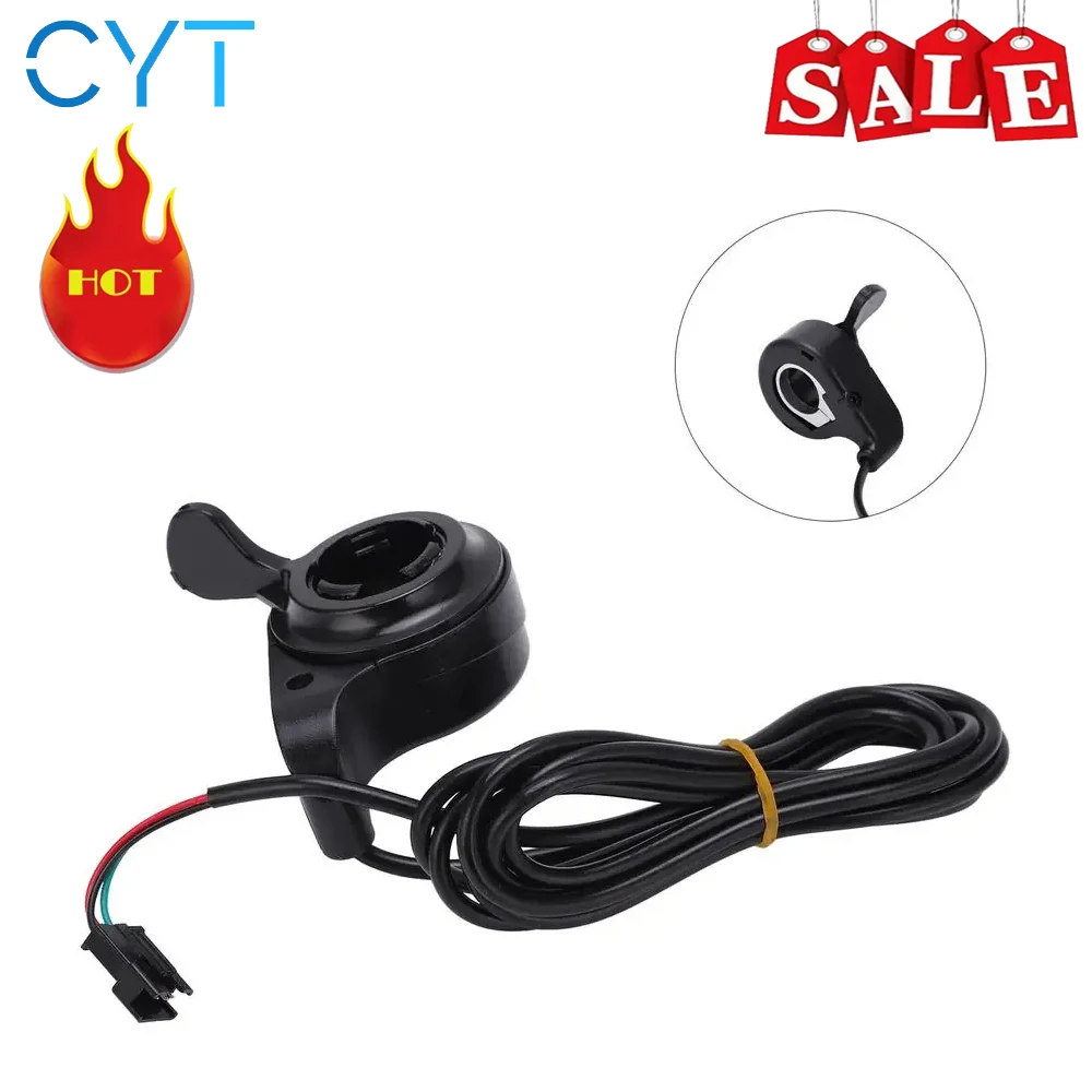CYT Electric Bike Throttle Controller Non-display Speed Control Thumb Throttle Accelerator Electric Bicycle Universal Accessorie
CYT Electric Bike Throttle Controller Non-display Speed Control Thumb Throttle Accelerator Electric Bicycle Universal Accessorie