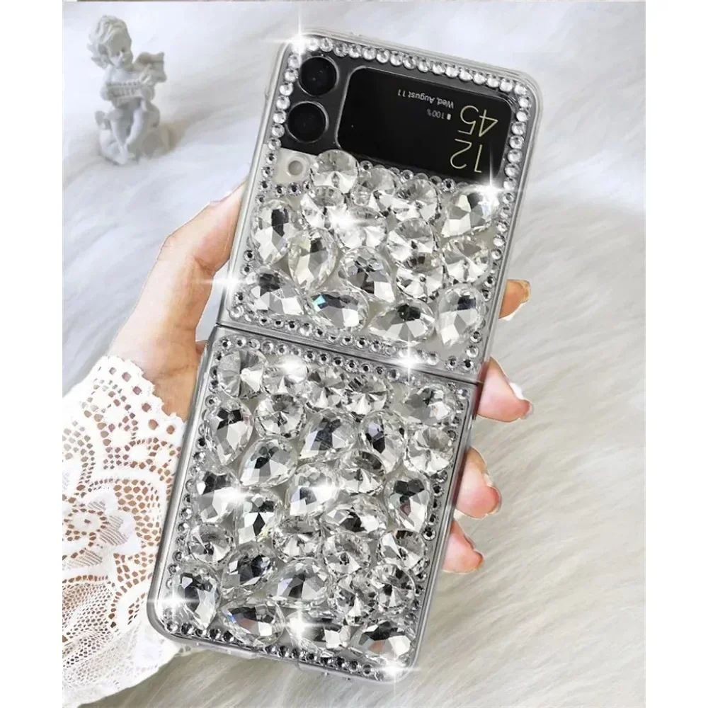 Luxury Glitter Diamond Phone Case, Rhinestone Bling Cover for Samsung Galaxy Z Flip6, 2, 3, Flip 3, Flip 4, Flip5
Luxury Glitter Diamond Phone Case, Rhinestone Bling Cover for Samsung Galaxy Z Flip6, 2, 3, Flip 3, Flip 4, Flip5