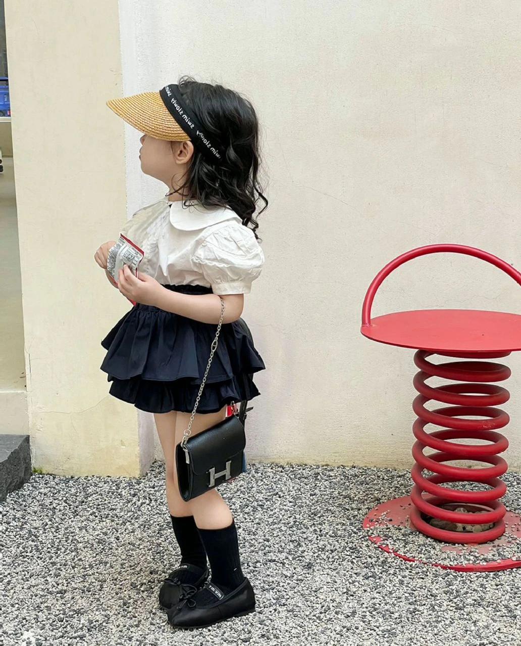 Childrens Sets Girls Summer New Academic Style White Shirt Flower Bud Shorts 2 Piece Sweet Fashion Puff Sleeve Solid
Childrens Sets Girls Summer New Academic Style White Shirt Flower Bud Shorts 2 Piece Sweet Fashion Puff Sleeve Solid
