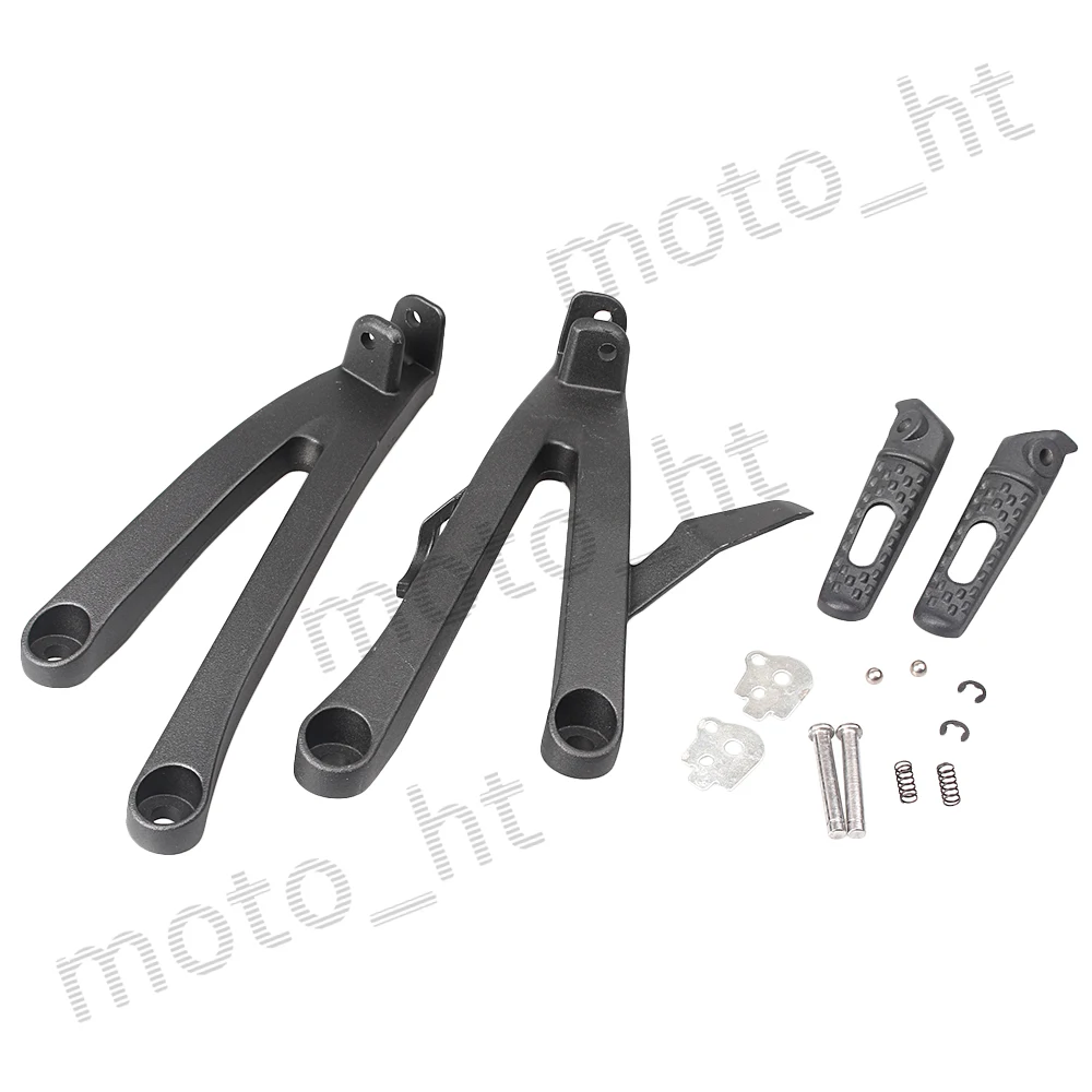 

Motorcycle Rear Passenger Footpegs Foot Pegs Rest Brackets Footrest Kit for Honda CBR600RR F5 2007-2009 2010 2011 CBR 600 RR