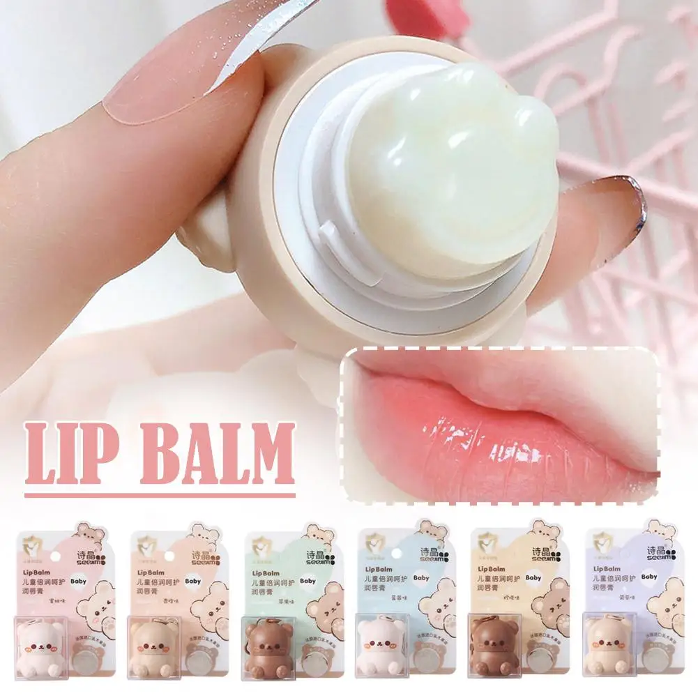 Cute Little Bear Lip Balm For Children Moisturizing Moisturizing Anti-Dry Crack Fade Lip Lines Lipstick Baby Available Lip Care
Cute Little Bear Lip Balm For Children Moisturizing Moisturizing Anti-Dry Crack Fade Lip Lines Lipstick Baby Available Lip Care