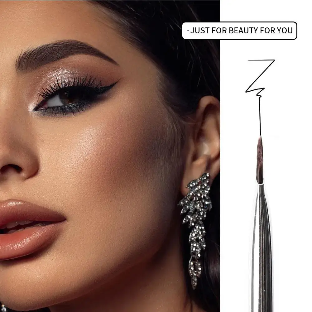 Thin Fine Eyeshadow Brushes Soft Precision Gel Eyeliner Brushes Eyelid Highlighter Wooden Handle Smudge Makeup Brush
Thin Fine Eyeshadow Brushes Soft Precision Gel Eyeliner Brushes Eyelid Highlighter Wooden Handle Smudge Makeup Brush