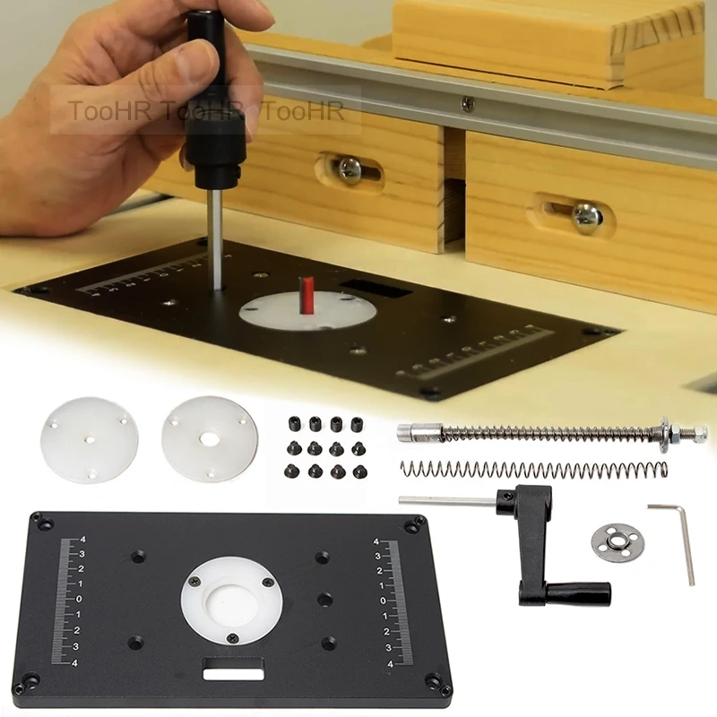 Router Plate Table Refit DIY Special Parts Saw Lift Lift Router Tools Refit Aluminum Benches Working Woodworking Table Insert
Router Plate Table Refit DIY Special Parts Saw Lift Lift Router Tools Refit Aluminum Benches Working Woodworking Table Insert