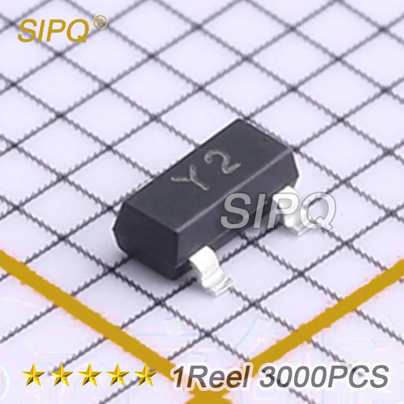 1 катушка 3000 шт./лот SS8550 маркировка: Y2 (диапазон: 120-200) 25 в 300 МВт 120 @ мА, 1 в а PNP SOT-23 биполярные транзисторы-BJT оригинал
1 катушка 3000 шт./лот SS8550 маркировка: Y2 (диапазон: 120-200) 25 в 300 МВт 120 @ мА, 1 в а PNP SOT-23 биполярные транзисторы-BJT оригинал