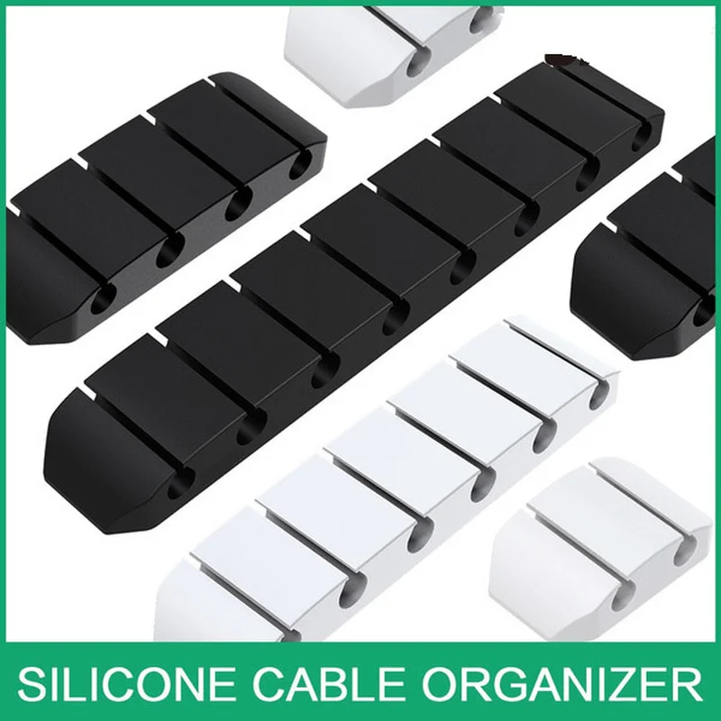 USB Cable Organizer Wire Winder Silicone Tie Fixer Wire Management Organizer Cord Clip Office Desktop Phone Cables Holder
USB Cable Organizer Wire Winder Silicone Tie Fixer Wire Management Organizer Cord Clip Office Desktop Phone Cables Holder