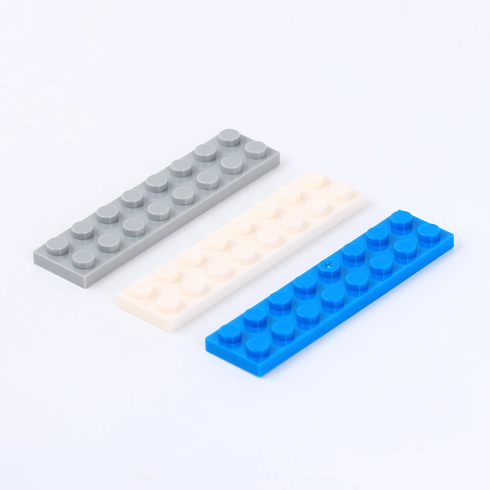 5/10/20pcs Colourful Plate 2*8 DIY Building Block Compatible With 3034 Toy For Children Montessori Educational Creative Gift