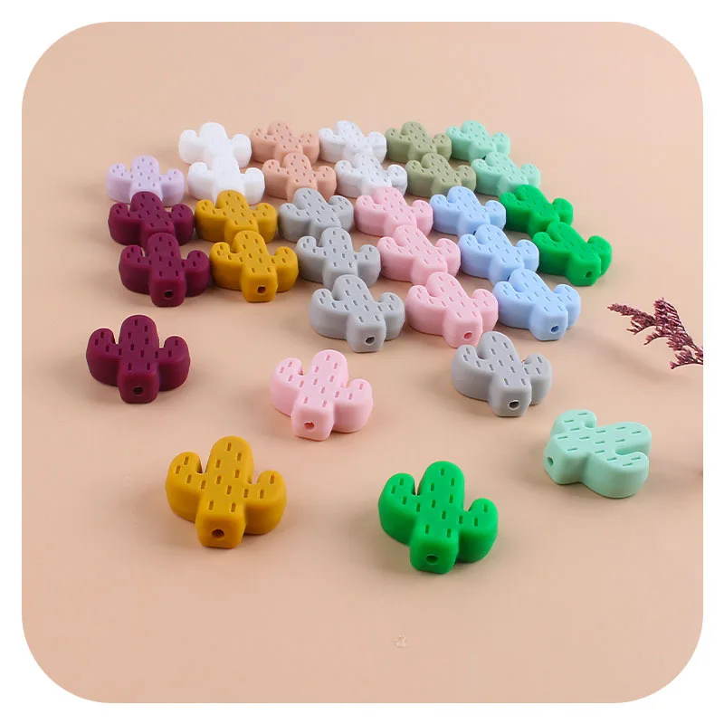 ABCPICK 10Pcs/lot Silicone Beads Cactus Food Grade For Jewelry Making DIY Necklace Pacifier Chain Accessories
ABCPICK 10Pcs/lot Silicone Beads Cactus Food Grade For Jewelry Making DIY Necklace Pacifier Chain Accessories