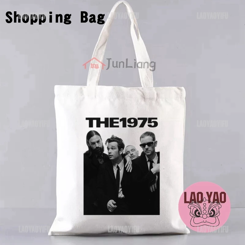 The 1975 Band Canvas Tote Bag Woman Fans Gift Aesthetic Bags Women Totebag Shopper Shopping Cloth Large University
The 1975 Band Canvas Tote Bag Woman Fans Gift Aesthetic Bags Women Totebag Shopper Shopping Cloth Large University