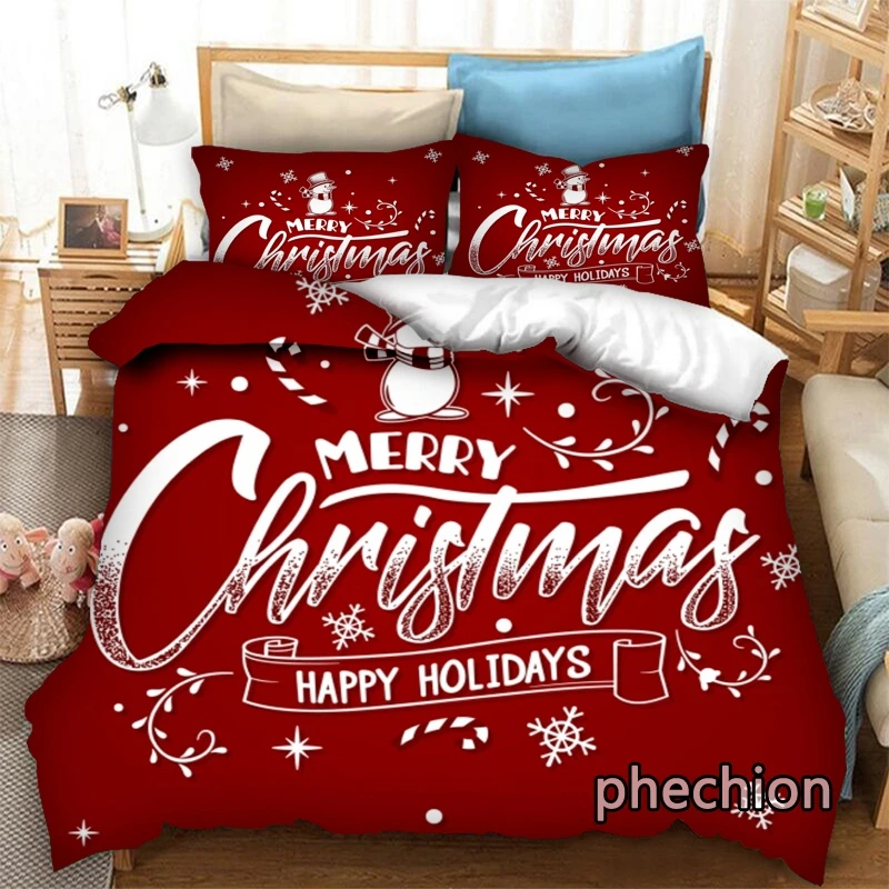 phechion Merry Christmas 3D Print Bedding Set Duvet Covers Pillowcases One Piece Comforter Bedding Sets Bedclothes Bed K319
phechion Merry Christmas 3D Print Bedding Set Duvet Covers Pillowcases One Piece Comforter Bedding Sets Bedclothes Bed K319