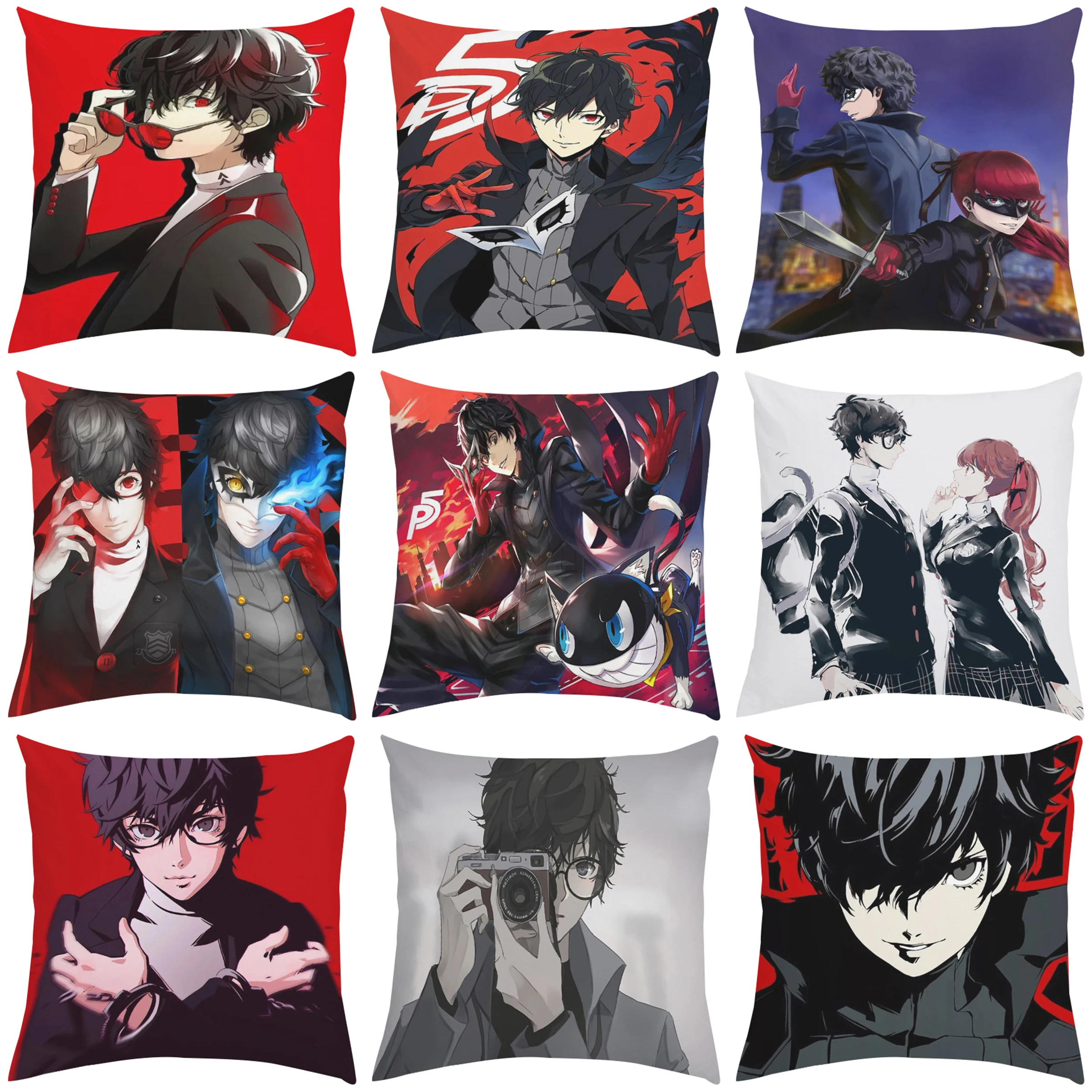 45x45cm home decoration short plush pillowcase P-Persona 5 sleep pillowcase sofa decoration double-sided printed cushion cover
45x45cm home decoration short plush pillowcase P-Persona 5 sleep pillowcase sofa decoration double-sided printed cushion cover