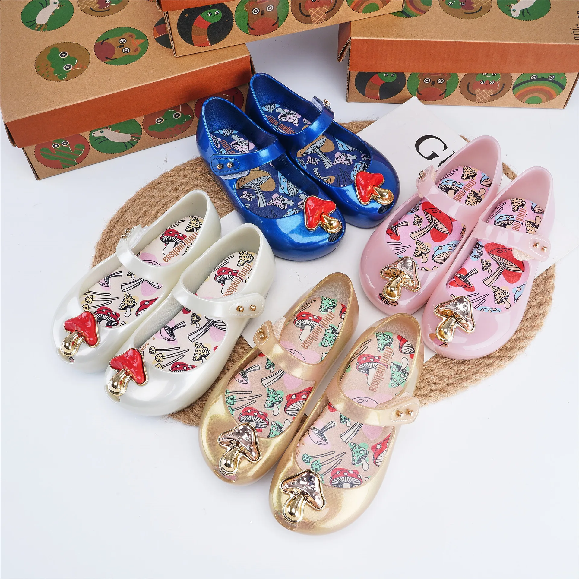 Mini Melissa Girls Sandals Bowknot with Round Head Jelly Shoes Children Breathable Non-Slippery High Quality Summer Beach Shoes
Mini Melissa Girls Sandals Bowknot with Round Head Jelly Shoes Children Breathable Non-Slippery High Quality Summer Beach Shoes