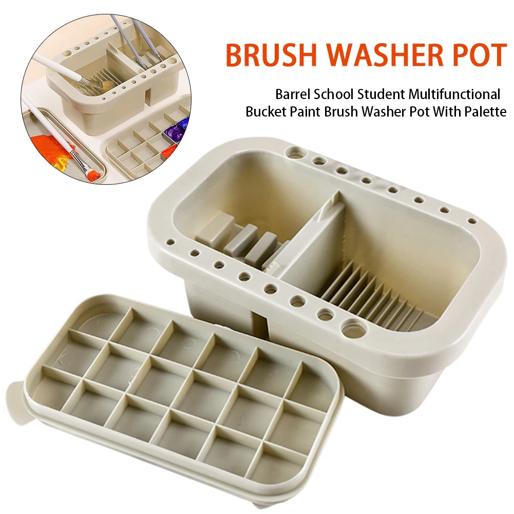 Канцелярские принадлежности 3 в 1, инструмент, многофункциональное ведро, школьная уборка, школьный горшок для мытья кистей для рисования с палитрой
Канцелярские принадлежности 3 в 1, инструмент, многофункциональное ведро, школьная уборка, школьный горшок для мытья кистей для рисования с палитрой
