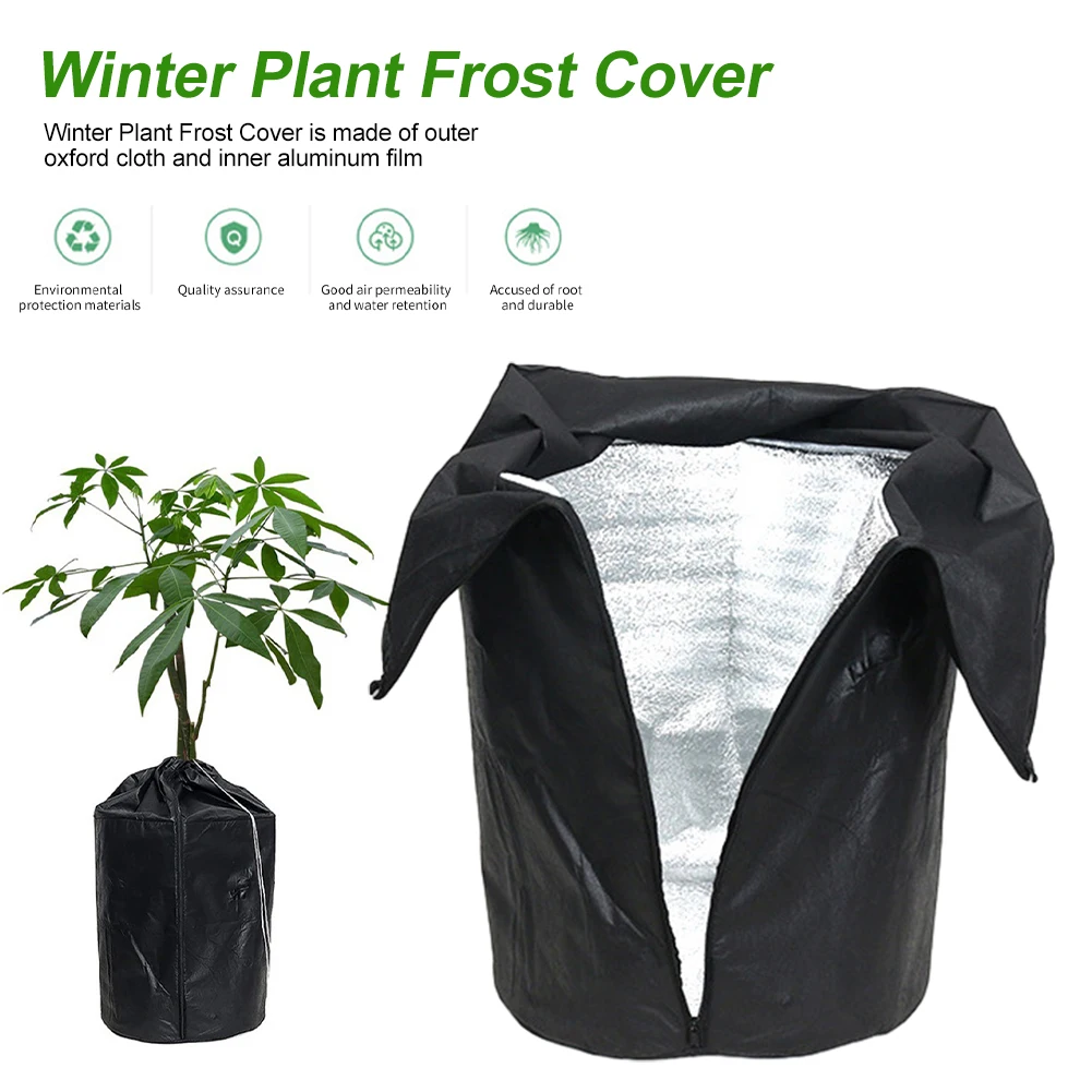 Plant Freeze Protection Bag Oxford with Aluminum Film Lining Zippered Plant Flower Protection Wraps Covers for Indoor Outdoor
Plant Freeze Protection Bag Oxford with Aluminum Film Lining Zippered Plant Flower Protection Wraps Covers for Indoor Outdoor